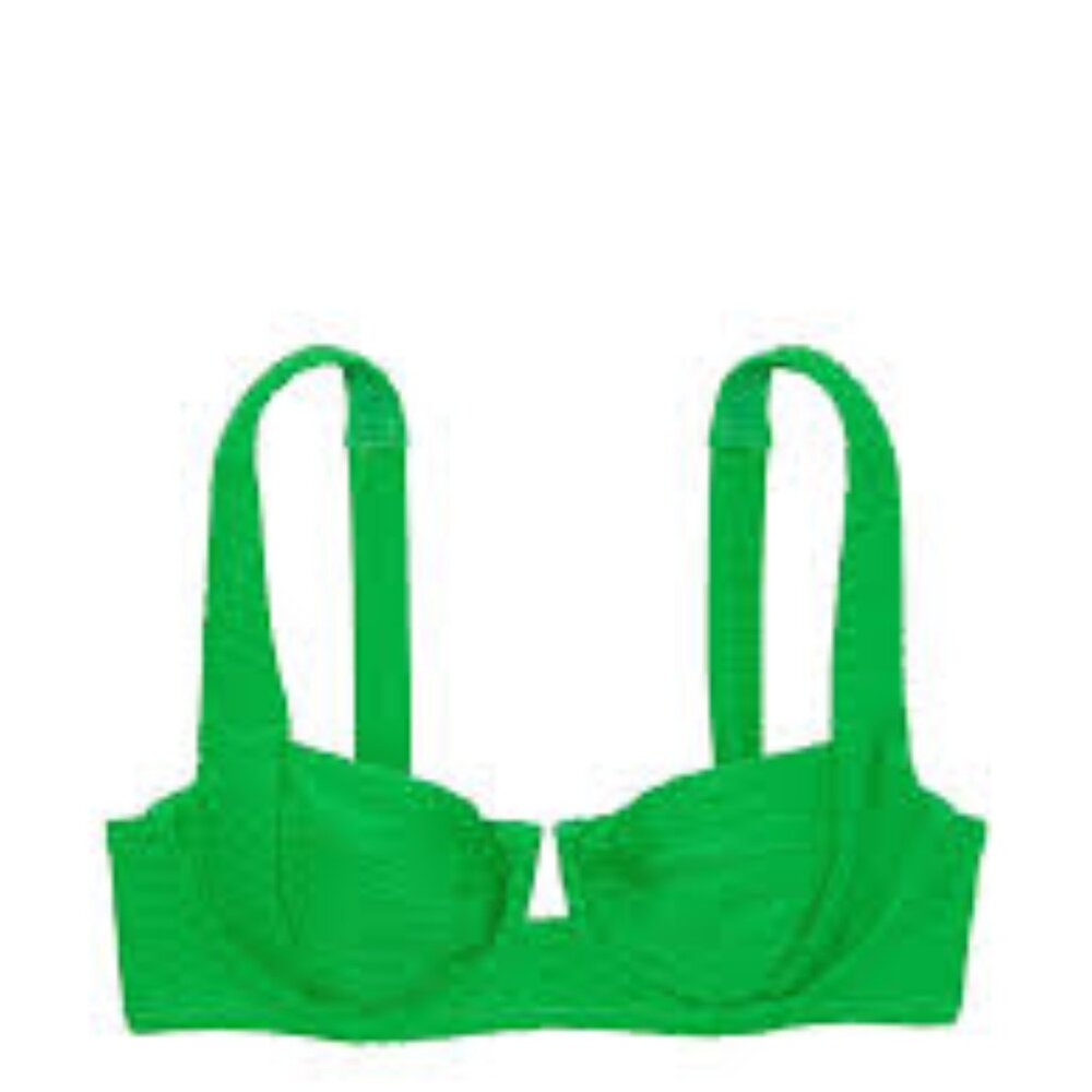 Mix & Match Full Coverage Bikini Top Green Size 32C